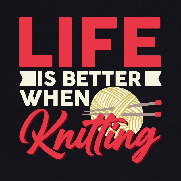 Lie Is Better When Knitting by Rengaw Designs